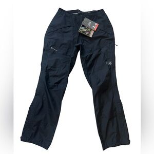 Mountain Hardwear Black Goretex Paclite Pants